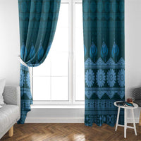 Bula Fiji Iri ni Meke Window Curtain Karakarawa Fijian Masi - Polynesian Pride