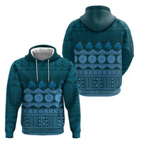 Bula Fiji Iri ni Meke Zip Hoodie Karakarawa Fijian Masi - Polynesian Pride