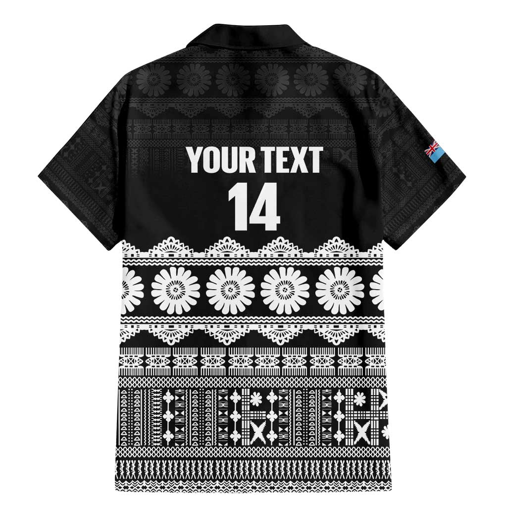 Fiji Tapa Rugby Custom Family Matching Mermaid Dress and Hawaiian Shirt Go Fijiana LT14 - Polynesian Pride