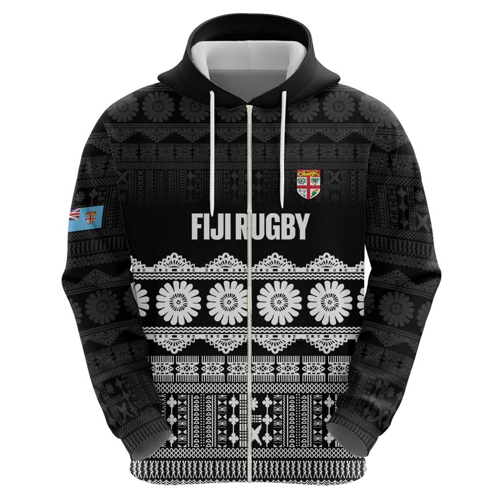 Fiji Tapa Rugby Custom Hoodie Go Fijiana - Polynesian Pride