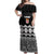 Fiji Tapa Rugby Custom Off Shoulder Maxi Dress Go Fijiana - Polynesian Pride