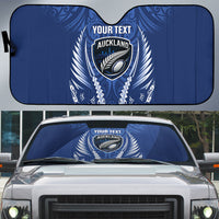 Auckland 2026 Rugby Custom Auto Sun Shade NZ Maori Silver Fern