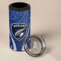 Auckland 2026 Rugby Custom 4 in 1 Can Cooler Tumbler NZ Maori Silver Fern