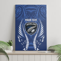 Auckland 2026 Rugby Custom Canvas Wall Art NZ Maori Silver Fern