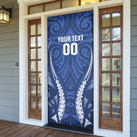 Auckland 2026 Rugby Custom Door Cover NZ Maori Silver Fern LT14 - Polynesian Pride