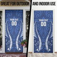 Auckland 2026 Rugby Custom Door Cover NZ Maori Silver Fern LT14 - Polynesian Pride