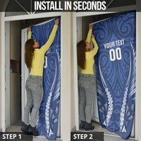 Auckland 2026 Rugby Custom Door Cover NZ Maori Silver Fern LT14 - Polynesian Pride