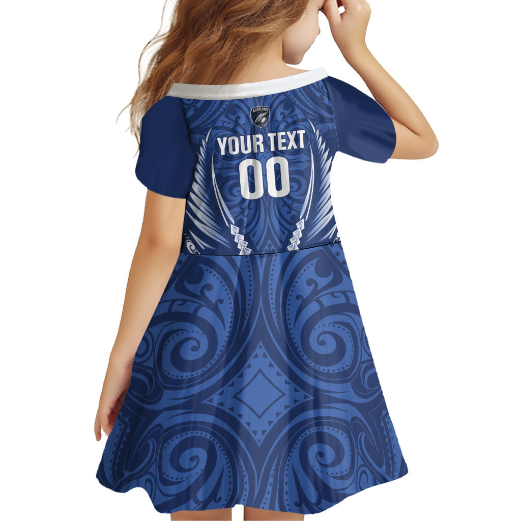 Auckland 2026 Rugby Custom Family Matching Long Sleeve Bodycon Dress and Hawaiian Shirt NZ Maori Silver Fern LT14 - Polynesian Pride