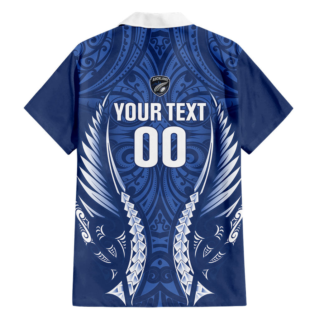 Auckland 2026 Rugby Custom Family Matching Off Shoulder Maxi Dress and Hawaiian Shirt NZ Maori Silver Fern LT14 - Polynesian Pride