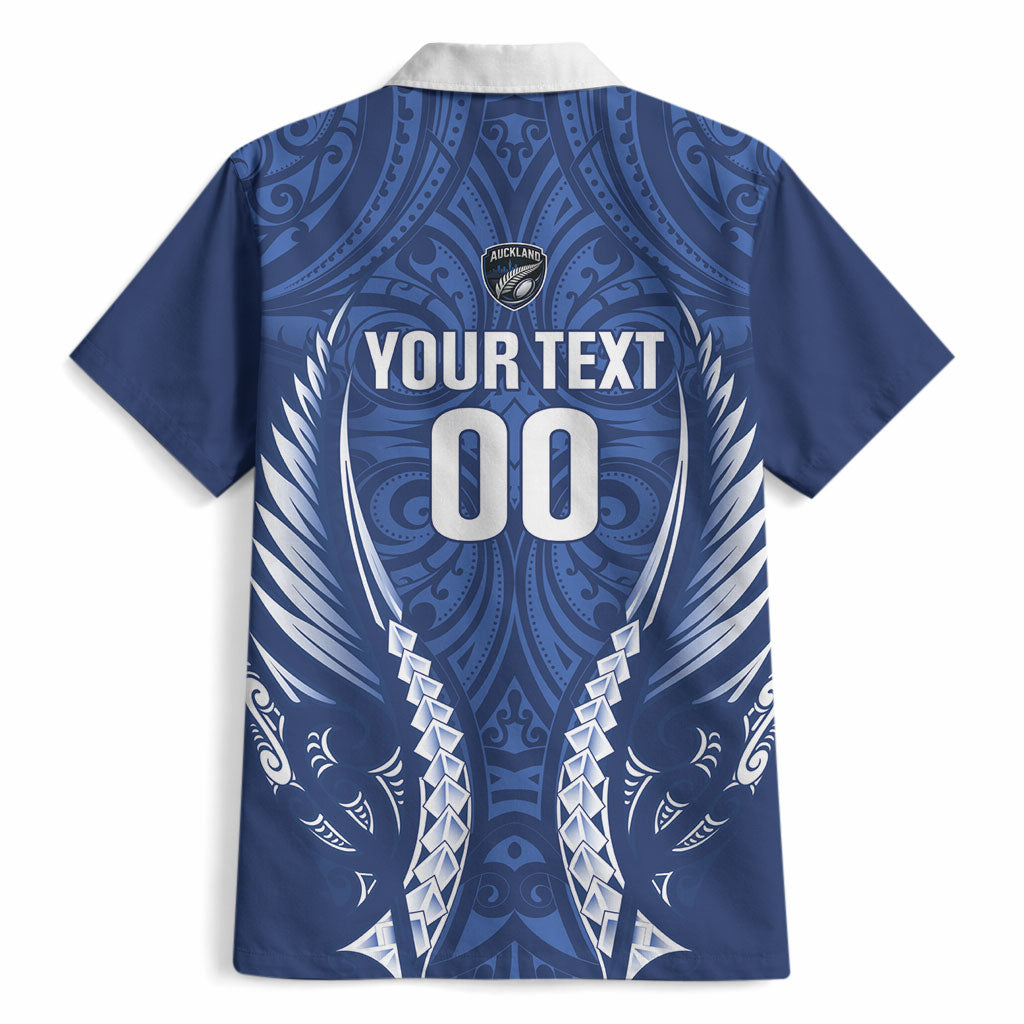 Auckland 2026 Rugby Custom Hawaiian Shirt NZ Maori Silver Fern LT14 - Polynesian Pride