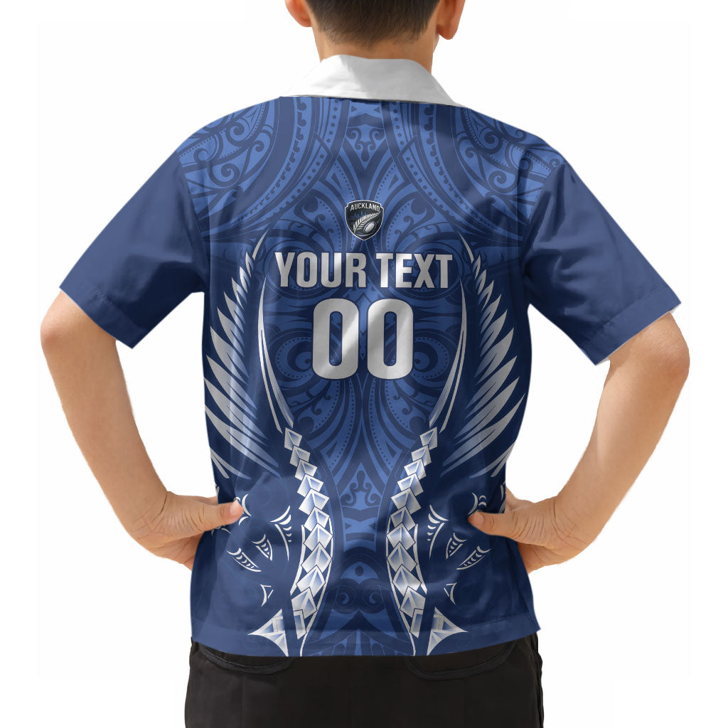 Auckland 2026 Rugby Custom Hawaiian Shirt NZ Maori Silver Fern LT14 - Polynesian Pride
