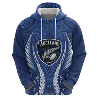 Auckland 2026 Rugby Custom Hoodie NZ Maori Silver Fern