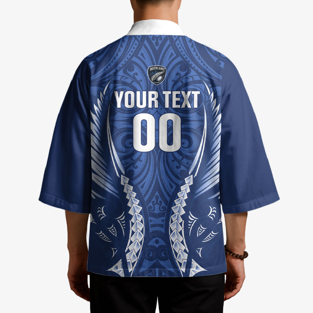 Auckland 2026 Rugby Custom Kimono NZ Maori Silver Fern
