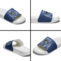 Auckland 2026 Rugby Custom Slide Sandals NZ Maori Silver Fern