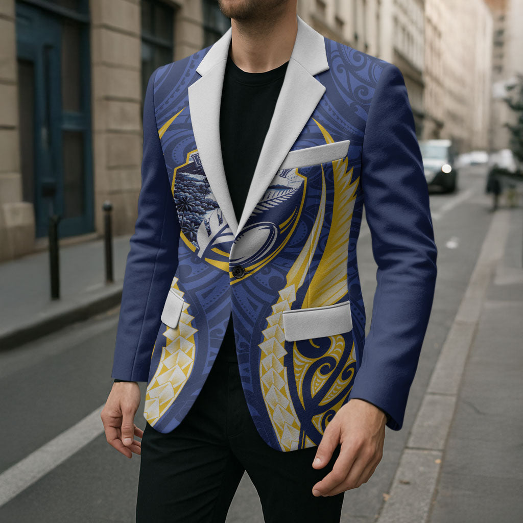 Bay of Plenty 2026 Rugby Custom Blazer NZ Maori Silver Fern LT14 - Polynesian Pride