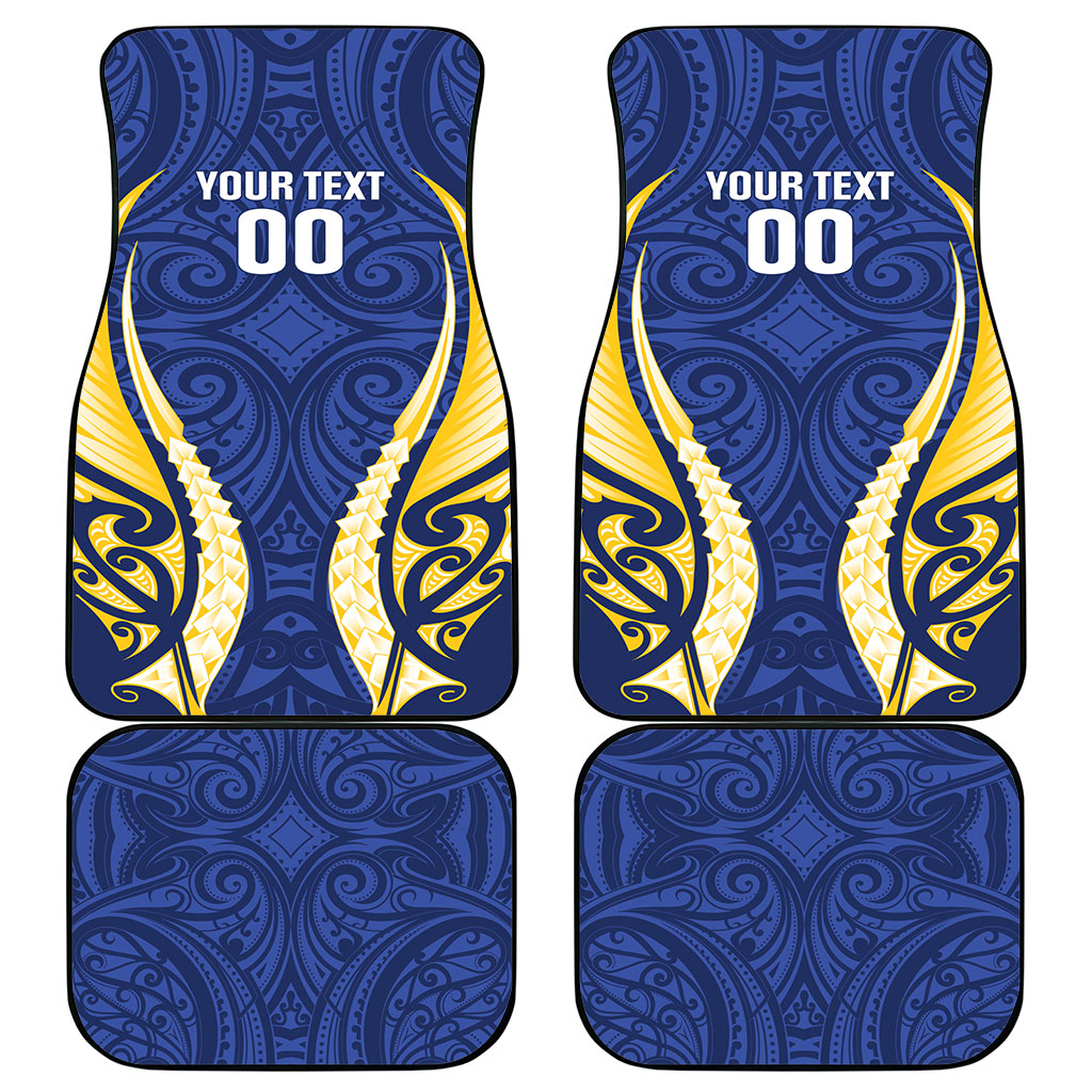 Bay of Plenty 2026 Rugby Custom Car Mats NZ Maori Silver Fern LT14 - Polynesian Pride