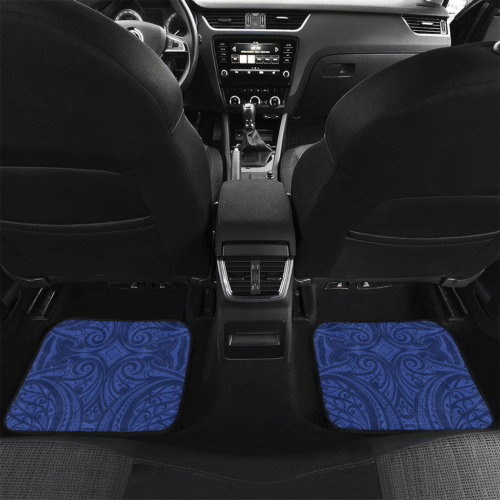 Bay of Plenty 2026 Rugby Custom Car Mats NZ Maori Silver Fern LT14 Set 2pcs - Back Blue - Polynesian Pride
