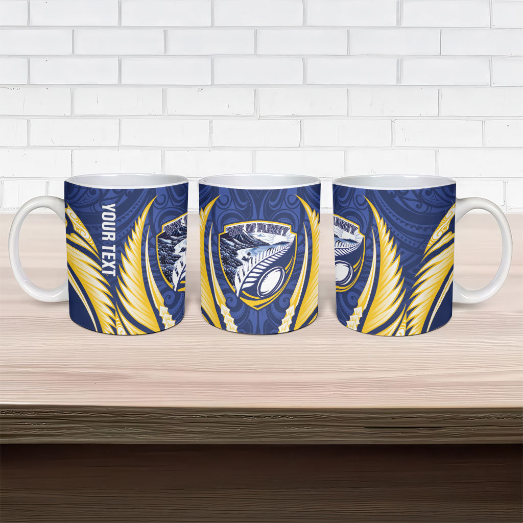 Bay of Plenty 2026 Rugby Custom Ceramic Mug NZ Maori Silver Fern