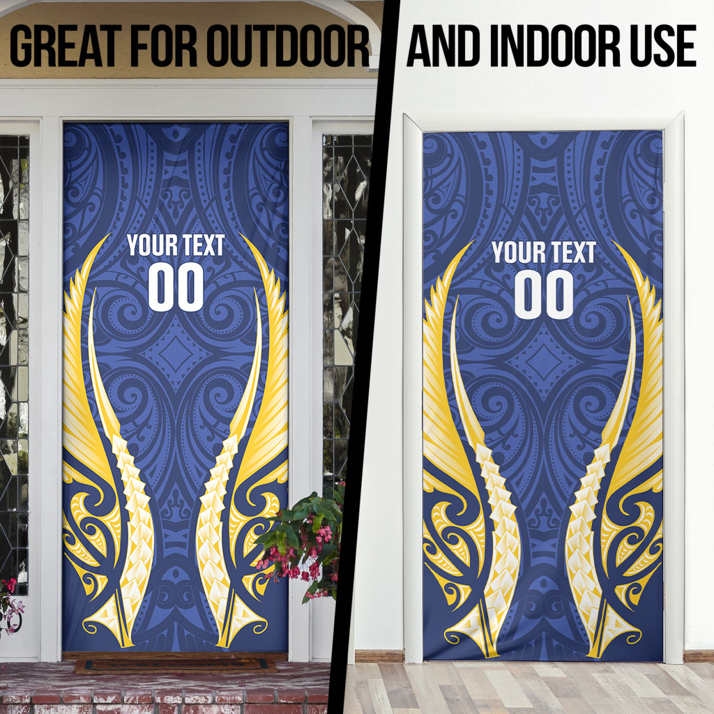 Bay of Plenty 2026 Rugby Custom Door Cover NZ Maori Silver Fern