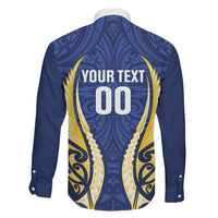 Bay of Plenty 2026 Rugby Custom Family Matching Off Shoulder Maxi Dress and Hawaiian Shirt NZ Maori Silver Fern LT14 - Polynesian Pride