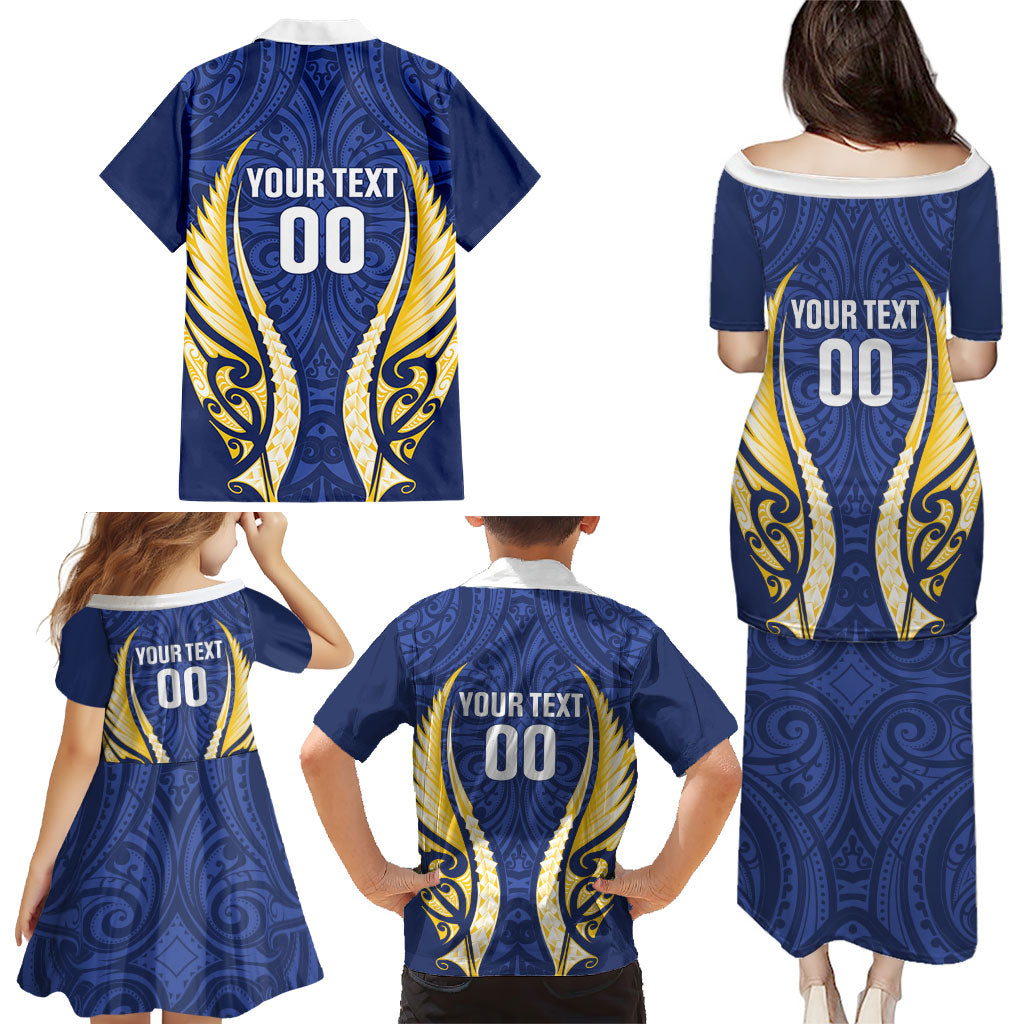 Bay of Plenty 2026 Rugby Custom Family Matching Puletasi and Hawaiian Shirt NZ Maori Silver Fern LT14 - Polynesian Pride