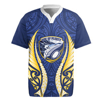 Bay of Plenty 2026 Rugby Custom Rugby Jersey NZ Maori Silver Fern LT14 Blue - Polynesian Pride
