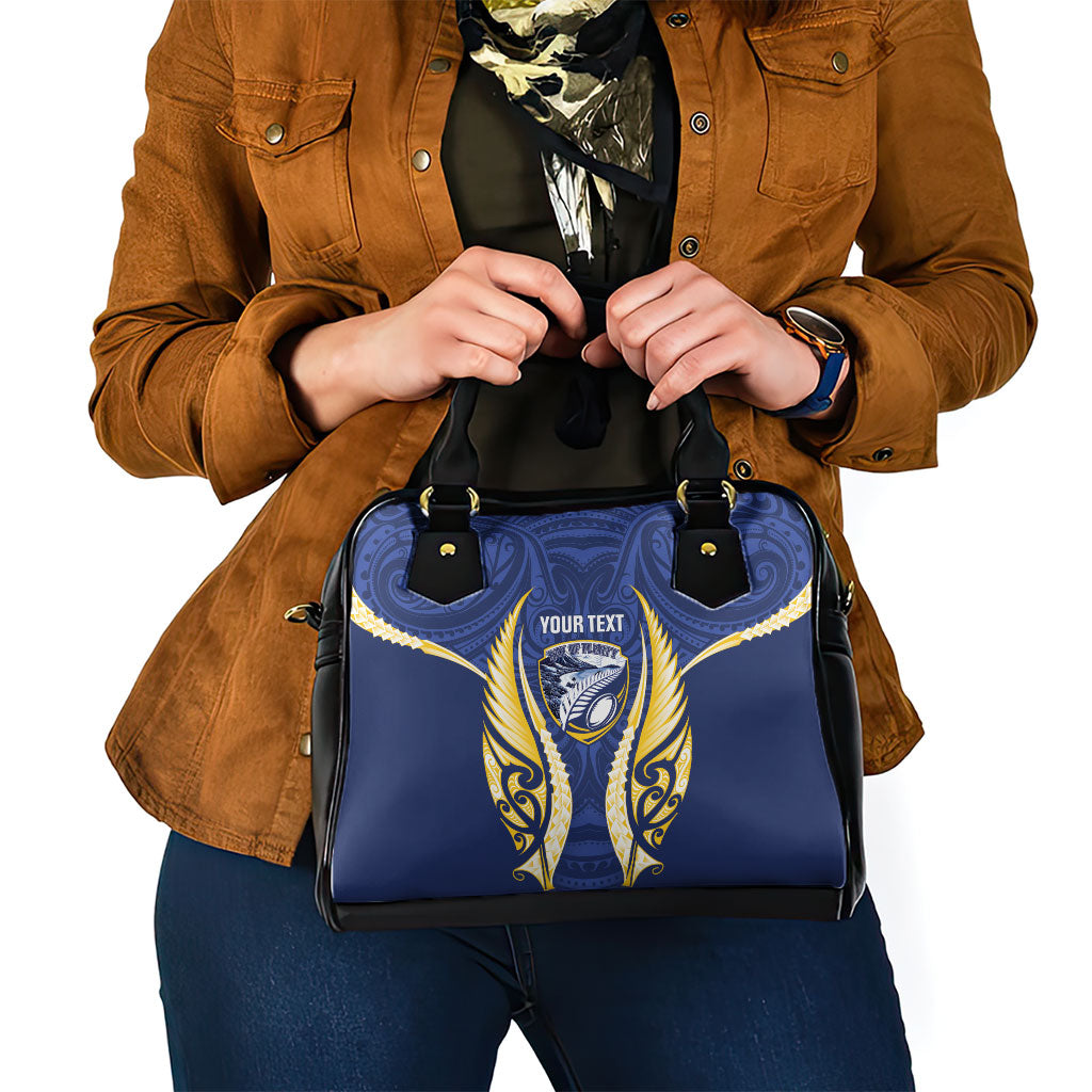 Bay of Plenty 2026 Rugby Custom Shoulder Handbag NZ Maori Silver Fern LT14 - Polynesian Pride