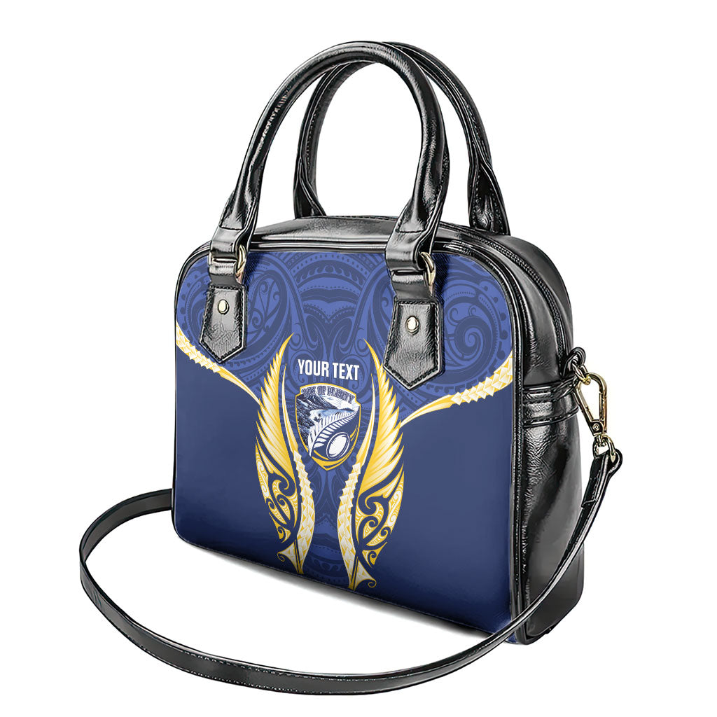 Bay of Plenty 2026 Rugby Custom Shoulder Handbag NZ Maori Silver Fern LT14 - Polynesian Pride