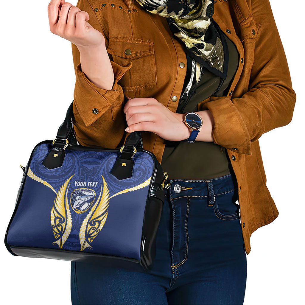 Bay of Plenty 2026 Rugby Custom Shoulder Handbag NZ Maori Silver Fern LT14 - Polynesian Pride