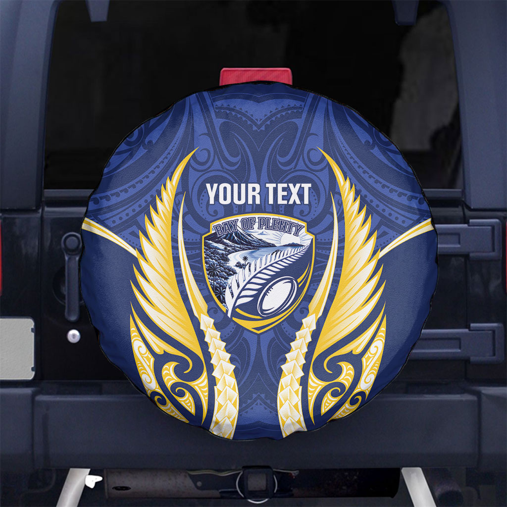 Bay of Plenty 2026 Rugby Custom Spare Tire Cover NZ Maori Silver Fern