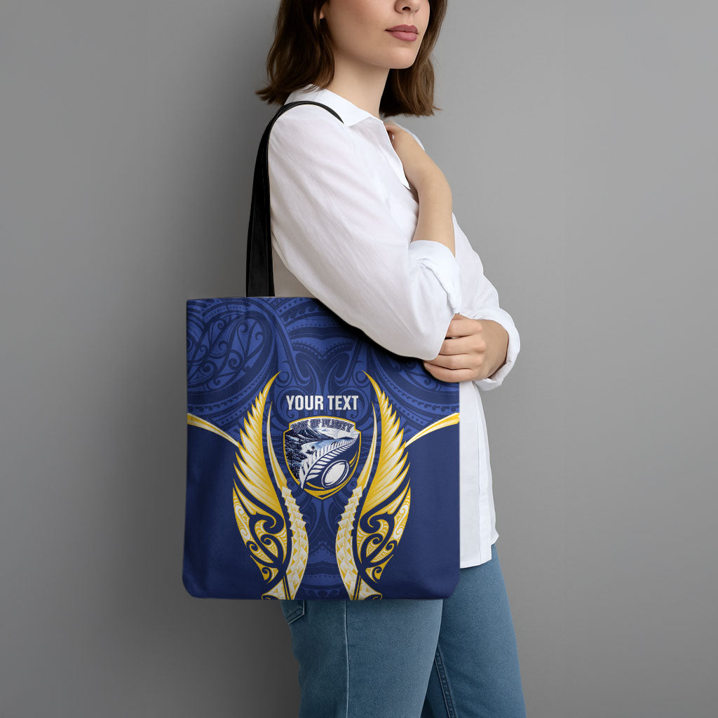 Bay of Plenty 2026 Rugby Custom Tote Bag NZ Maori Silver Fern LT14 - Polynesian Pride