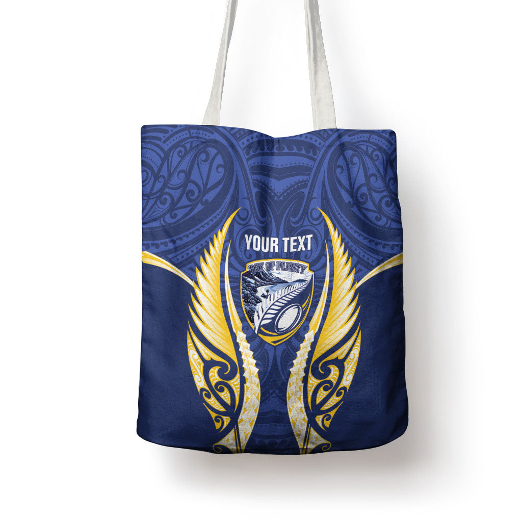 Bay of Plenty 2026 Rugby Custom Tote Bag NZ Maori Silver Fern LT14 - Polynesian Pride