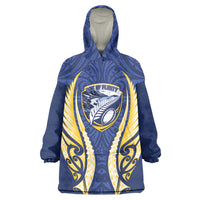 Bay of Plenty 2026 Rugby Custom Wearable Blanket Hoodie NZ Maori Silver Fern