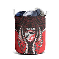 Canterbury 2026 Rugby Custom Laundry Basket NZ Maori Silver Fern