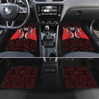 Canterbury 2026 Rugby Custom Car Mats NZ Maori Silver Fern
