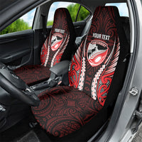 Canterbury 2026 Rugby Custom Car Seat Cover NZ Maori Silver Fern