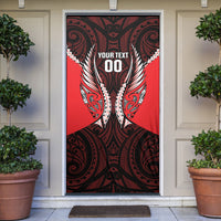Canterbury 2026 Rugby Custom Door Cover NZ Maori Silver Fern