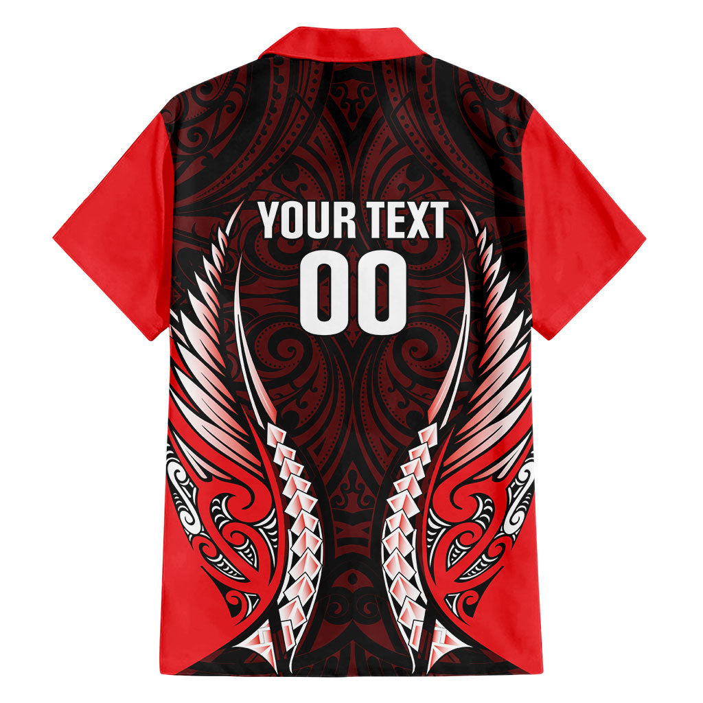 Canterbury 2026 Rugby Custom Family Matching Short Sleeve Bodycon Dress and Hawaiian Shirt NZ Maori Silver Fern LT14 - Polynesian Pride