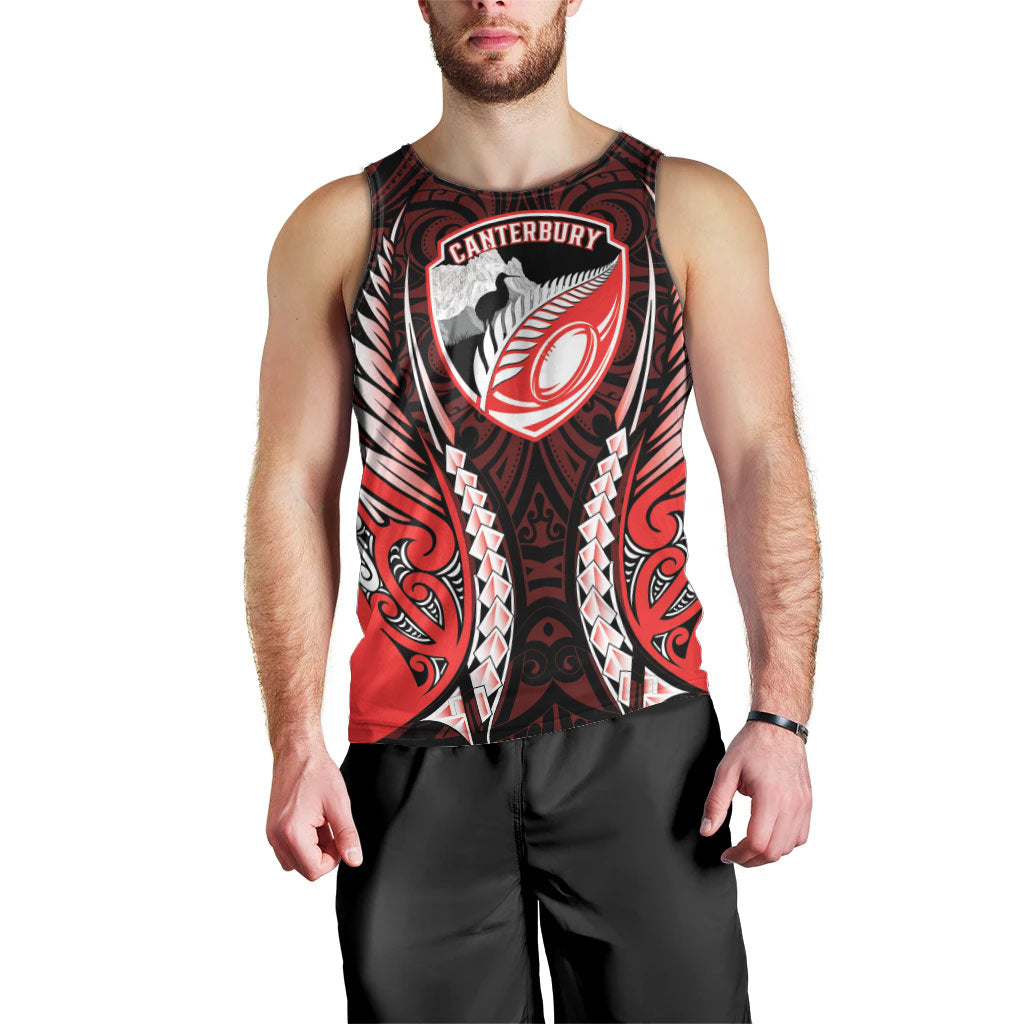 Canterbury 2026 Rugby Custom Men Tank Top NZ Maori Silver Fern