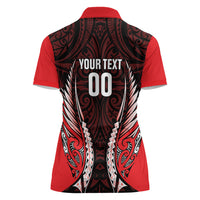 Canterbury 2026 Rugby Custom Women Polo Shirt NZ Maori Silver Fern LT14 - Polynesian Pride