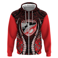 Canterbury 2026 Rugby Custom Zip Hoodie NZ Maori Silver Fern