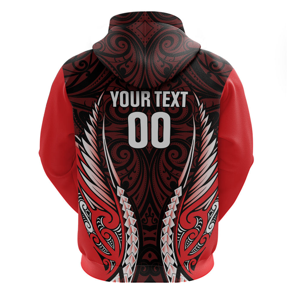 Canterbury 2026 Rugby Custom Zip Hoodie NZ Maori Silver Fern