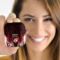 Counties Manukau 2026 Rugby Custom AirPods Case NZ Maori Silver Fern LT14 - Polynesian Pride