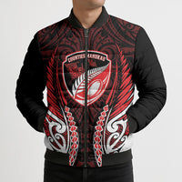 Counties Manukau 2026 Rugby Custom Bomber Puffer Jacket NZ Maori Silver Fern LT14 - Polynesian Pride