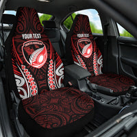 Counties Manukau 2026 Rugby Custom Car Seat Cover NZ Maori Silver Fern