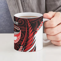 Counties Manukau 2026 Rugby Custom Ceramic Mug NZ Maori Silver Fern