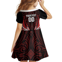 Counties Manukau 2026 Rugby Custom Family Matching Off Shoulder Maxi Dress and Hawaiian Shirt NZ Maori Silver Fern LT14 - Polynesian Pride
