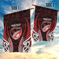 Counties Manukau 2026 Rugby Custom Garden Flag NZ Maori Silver Fern LT14 - Polynesian Pride