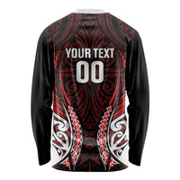Counties Manukau 2026 Rugby Custom Long Sleeve Shirt NZ Maori Silver Fern LT14 - Polynesian Pride