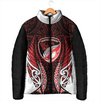 Counties Manukau 2026 Rugby Custom Padded Jacket NZ Maori Silver Fern